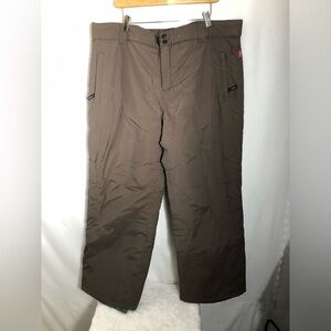 Women’s Brown Ski Snow Pants. Size XXL